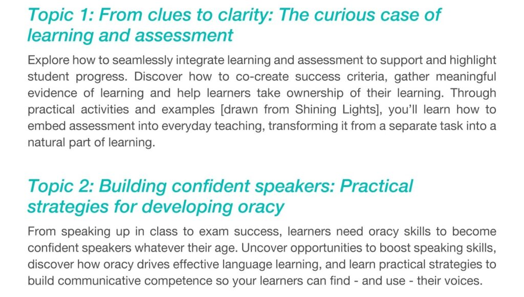 2026劍橋英語師訓日講題